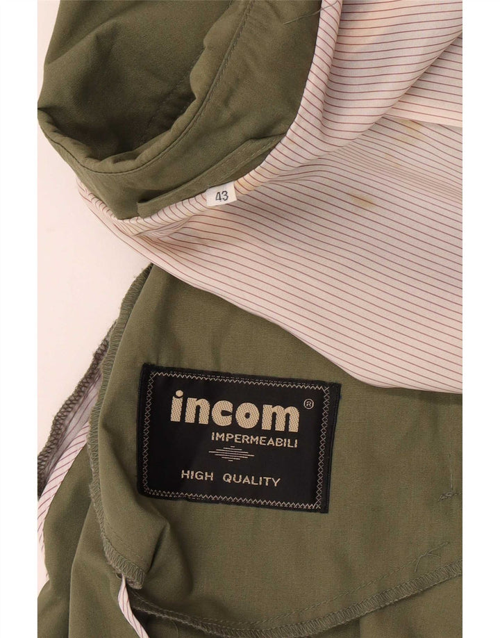 Incom Damen Trenchcoat IT 43 Mittelgrün