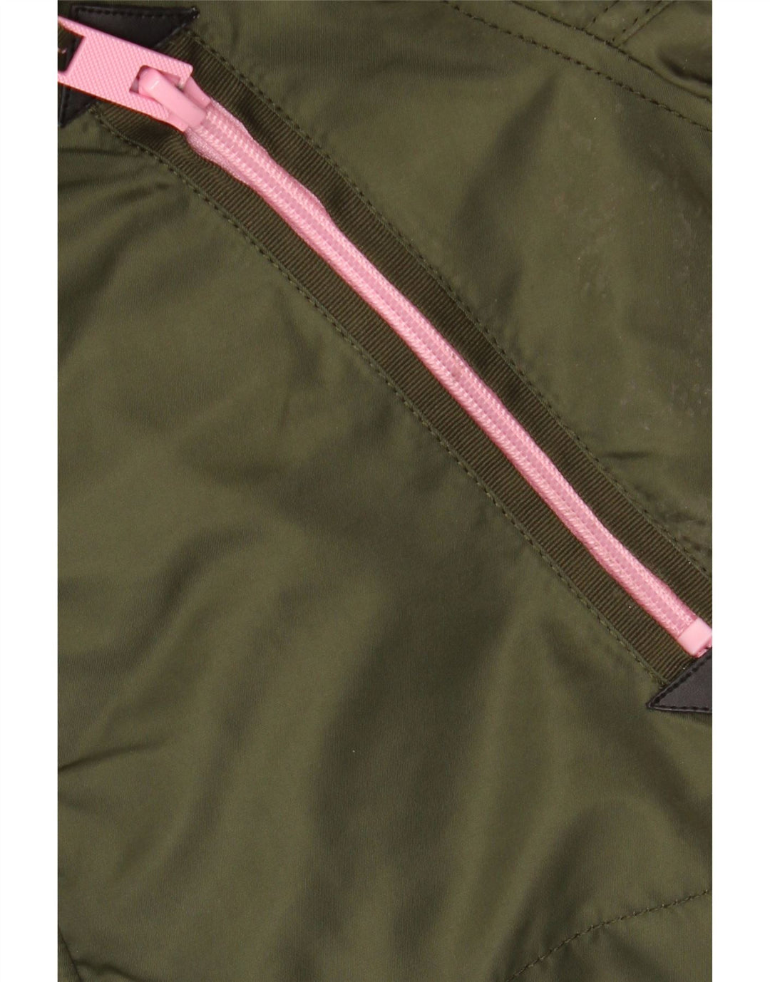 SUPERDRY Damen-Parkajacke mit Kapuze, UK 14, Medium Khaki, Nylon