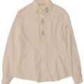 ROCCOBAROCCO Damen Hemd UK 12 Medium Weiß