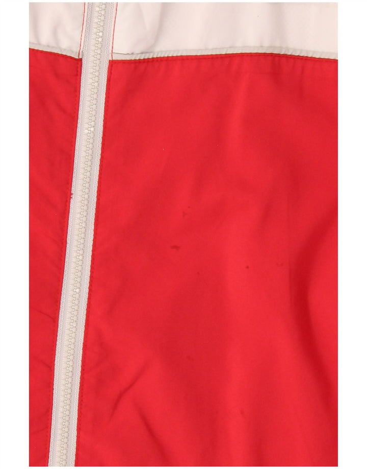 CHAMPION Damen-Trainingsanzug-Oberjacke, UK 16, Größe L, Rot, Farbblock