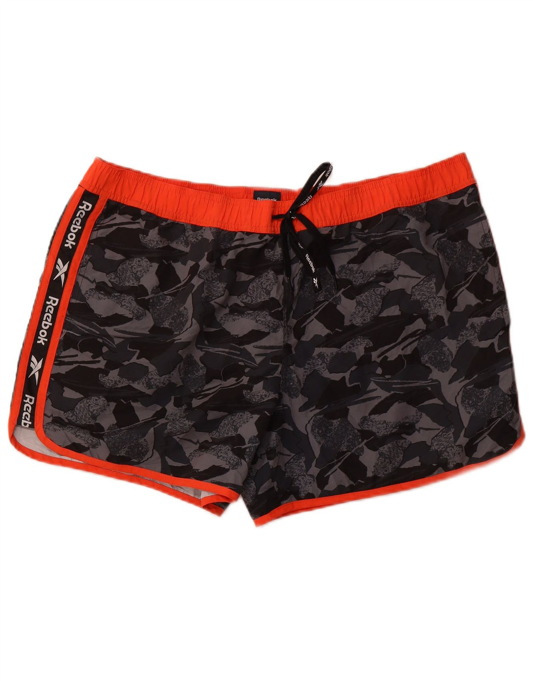 Reebok Herren Badeshorts XL Grau Camouflage Polyester