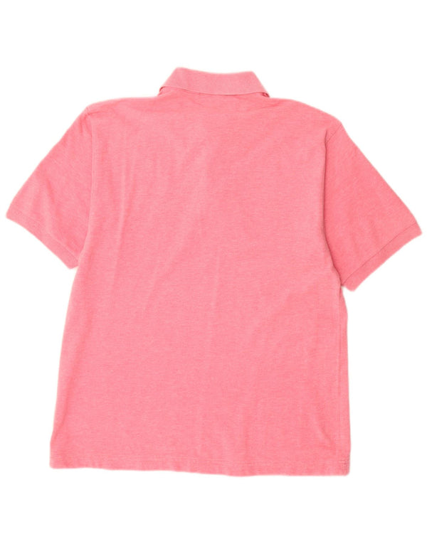 SERGIO TACCHINI Mens Polo Shirt Medium Pink Cotton