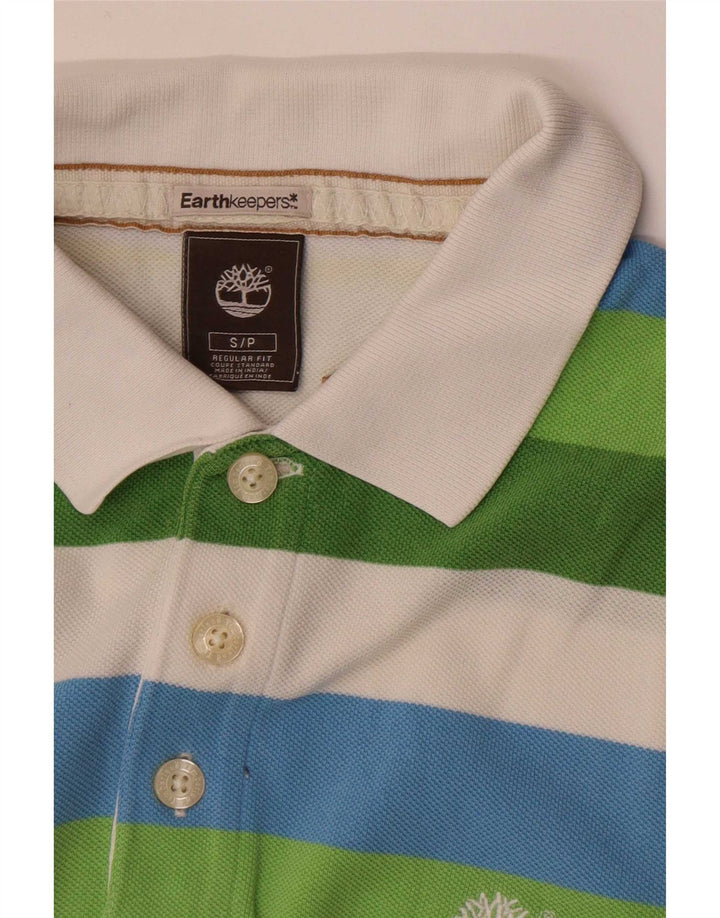 Timberland Herren-Poloshirt mit normaler Passform, klein, mehrfarbig, gestreift