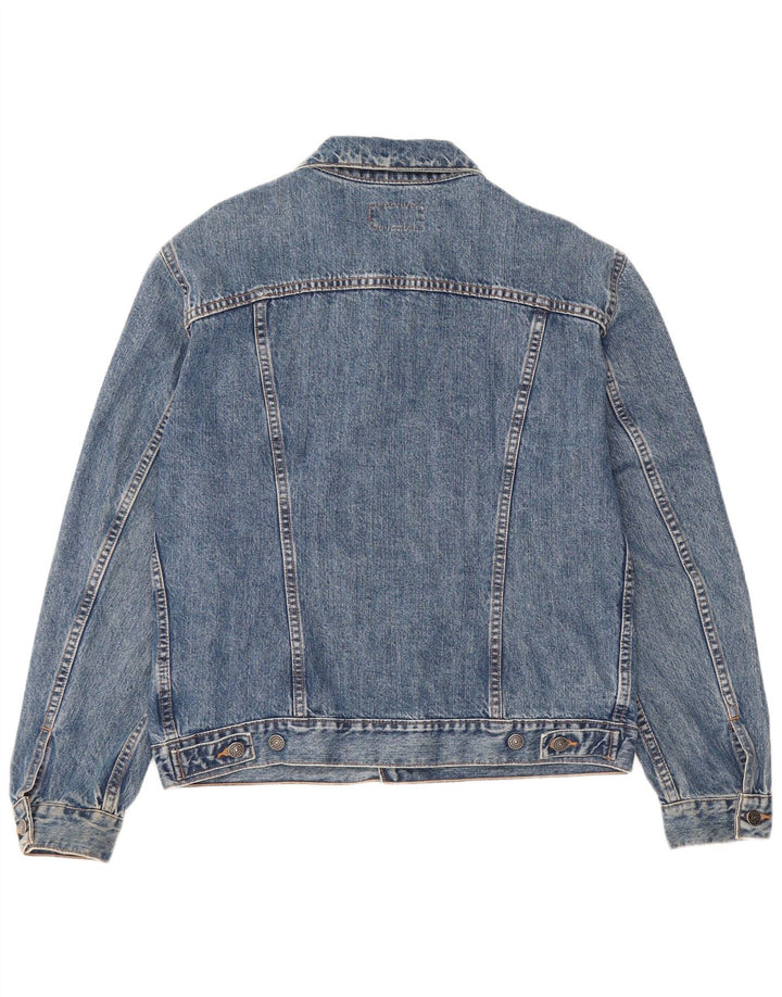 Carrera Herren Jeansjacke UK 40 Große blaue Baumwolle