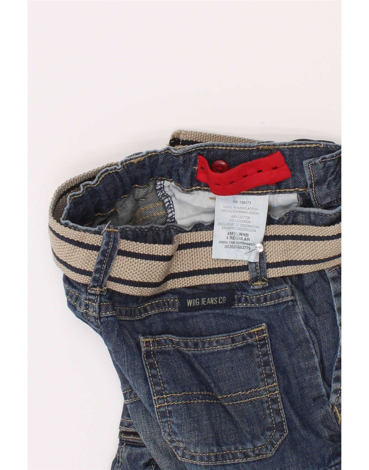 Wrangler Boys Cargo Denim Shorts 3–4 Jahre W22 Blaue Baumwolle