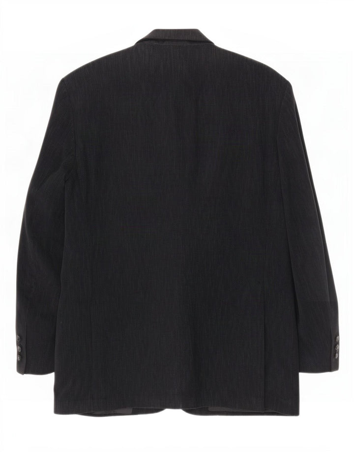 Marks & Spencer Herren St. Michael Blazer Jacke UK 42 Large Schwarz gefleckt