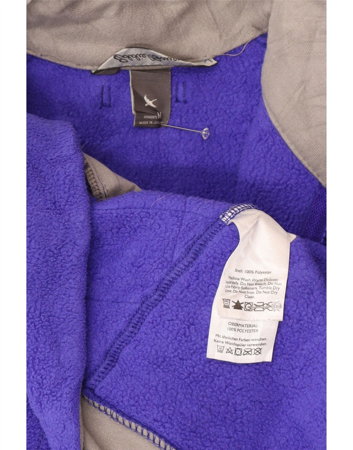 EDDIE BAUER Damen Fleecejacke UK 14 Medium Lila Polyester