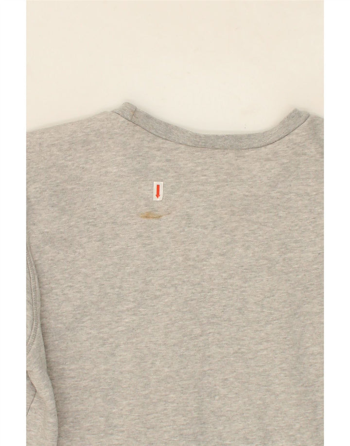 ADIDAS Mens Graphic Sweatshirt Jumper Medium Grey Cotton Vintage Adidas and Second-Hand Adidas from Messina Hembry 