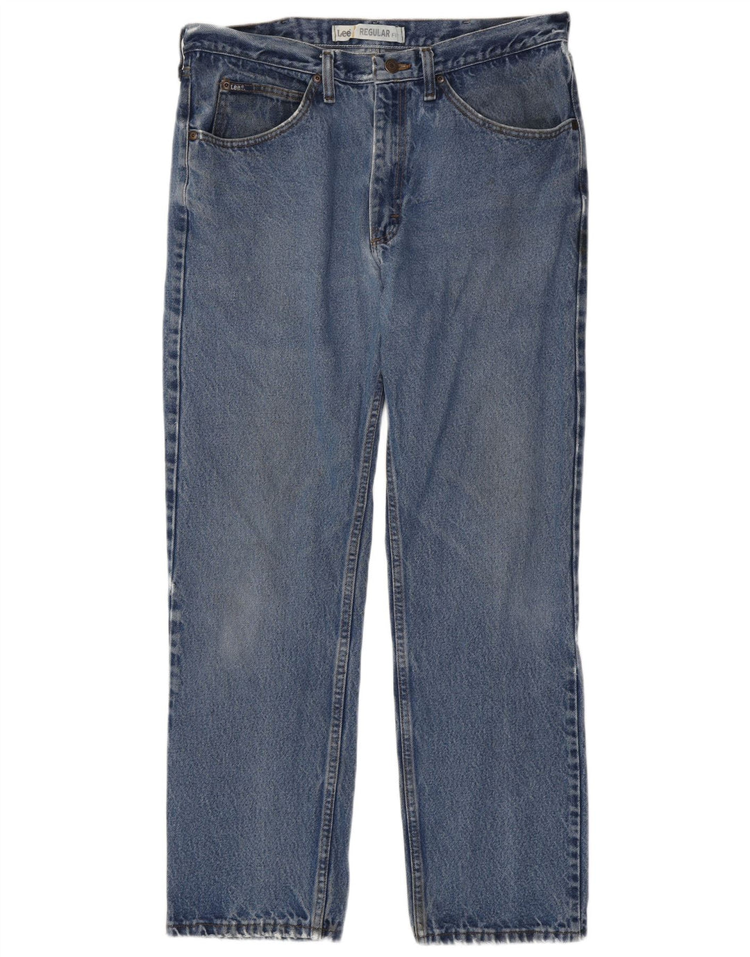 Lee Herren-Jeans mit normaler Passform, gerade Passform, W36, L32, blaue Baumwolle