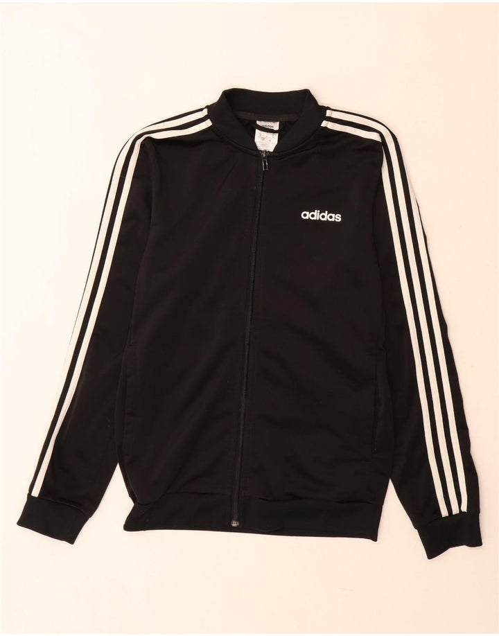 Adidas Herren Trainingsanzug Top Jacke Small Schwarz Polyester