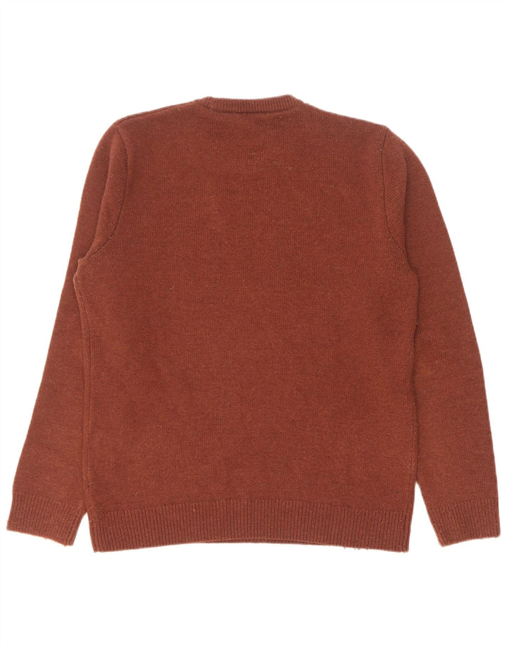 Carhartt Herren-Pullover mit Rundhalsausschnitt, mittelbraune Lammwolle