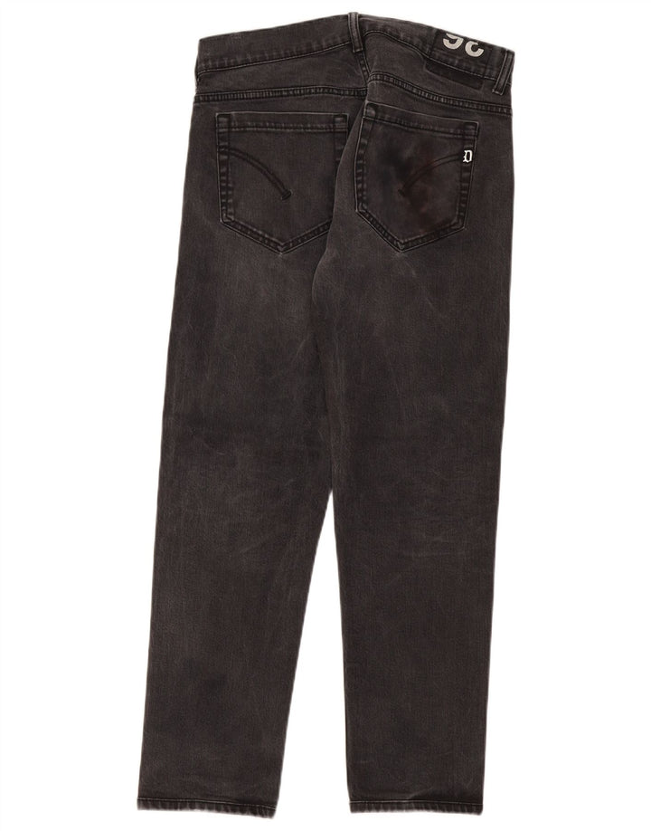 Dondup Herren George Slim Jeans W36 L29 Graue Baumwolle