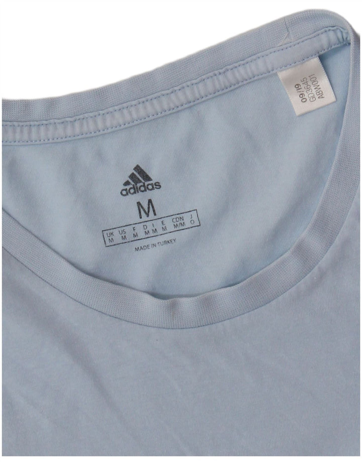 ADIDAS Herren Grafik-T-Shirt-Oberteil Mittelblau