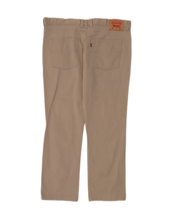 Levi's Herren 581 Straight Casual Hose W40 L30 Beige Baumwolle