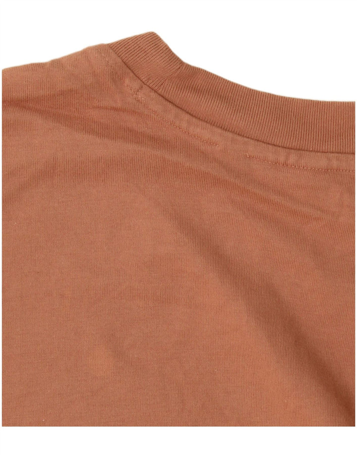 Adidas Herren T-Shirt Top mittelbraune Baumwolle