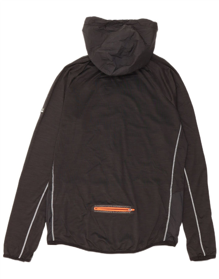 Superdry Herren Athletic Fit Graphic Trainingsanzug-Oberteil, Jacke, Größe L, Schwarz
