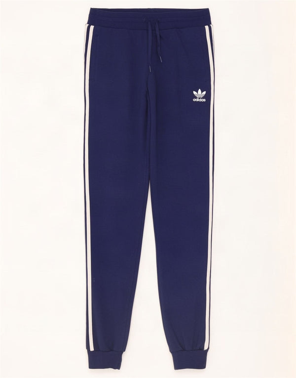 Adidas Jungen Trainingshose Jogger 15-16 Jahre Marineblaue Baumwolle