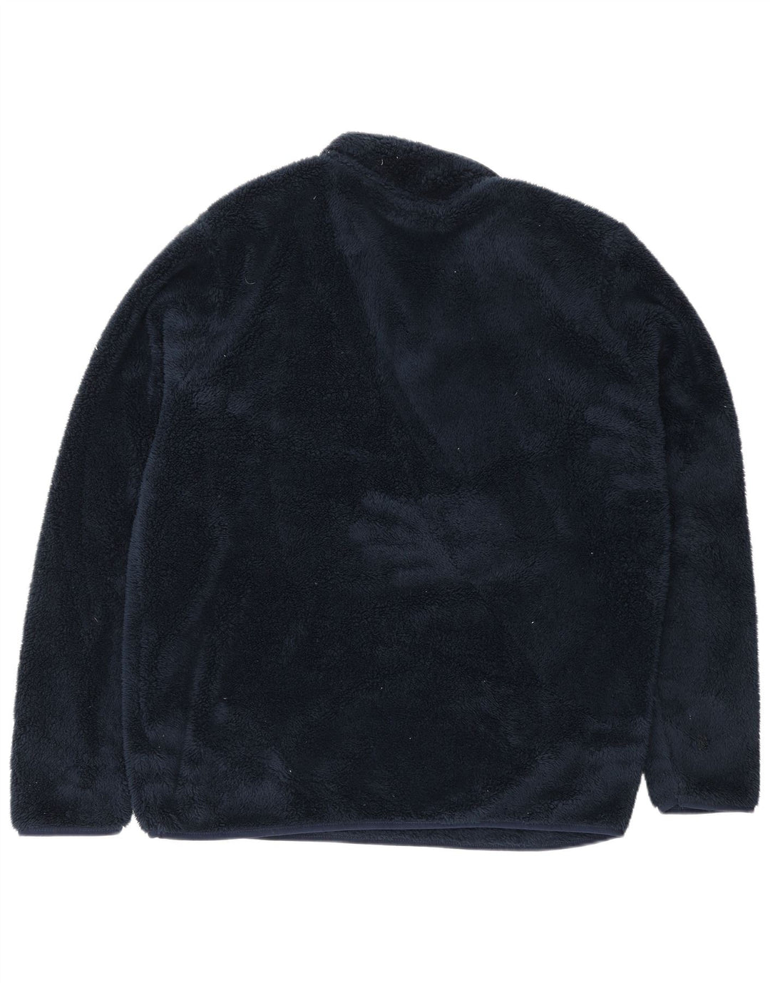 Mountain Warehouse Herren-Fleecepullover mit Reißverschluss am Kragen, groß, marineblaues Polyester