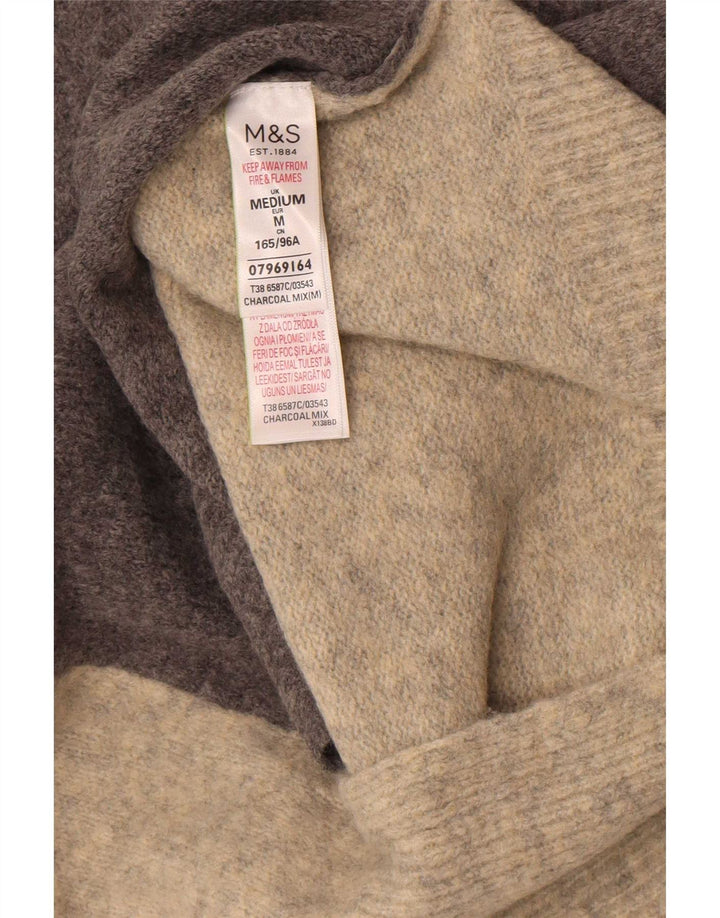 Marks & Spencer Rollkragenpullover für Damen, Gr. 14, Mittelgrau