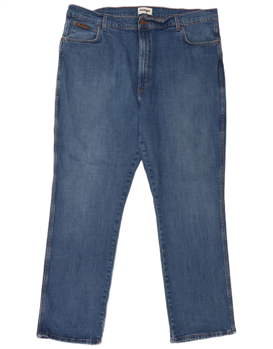 Wrangler Herren Texas Straight Jeans W44 L32 Blaue Baumwolle