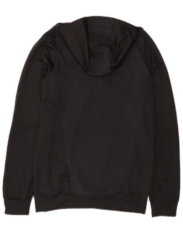 Adidas Herren Deutscher Fußball Bund Zip Neck Hoodie Pullover Medium Schwarz