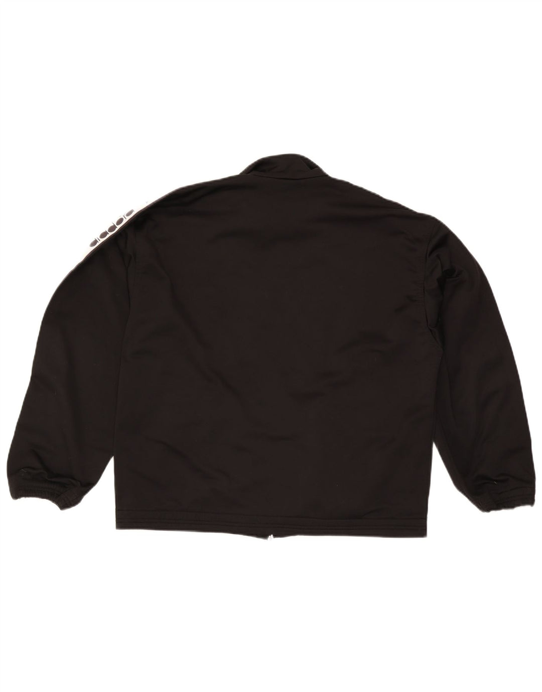 Diadora Herren-Trainingsanzugoberteil mit Grafik, UK 38, Mittelschwarz, Farbblock