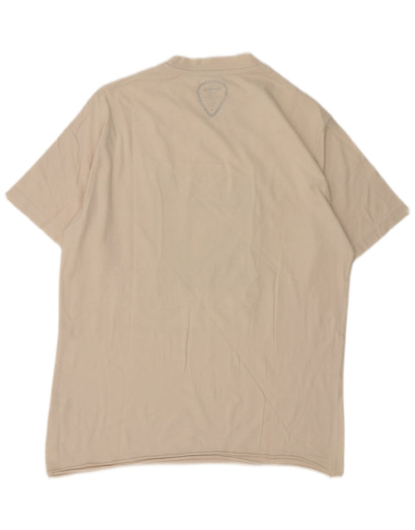 Hard Rock Cafe Herren Sharm El Sheikh Graphic T-Shirt Top Large Off White