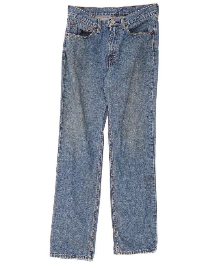 Levi's Herren 516 Straight Jeans W31 L32 Blaue Baumwolle