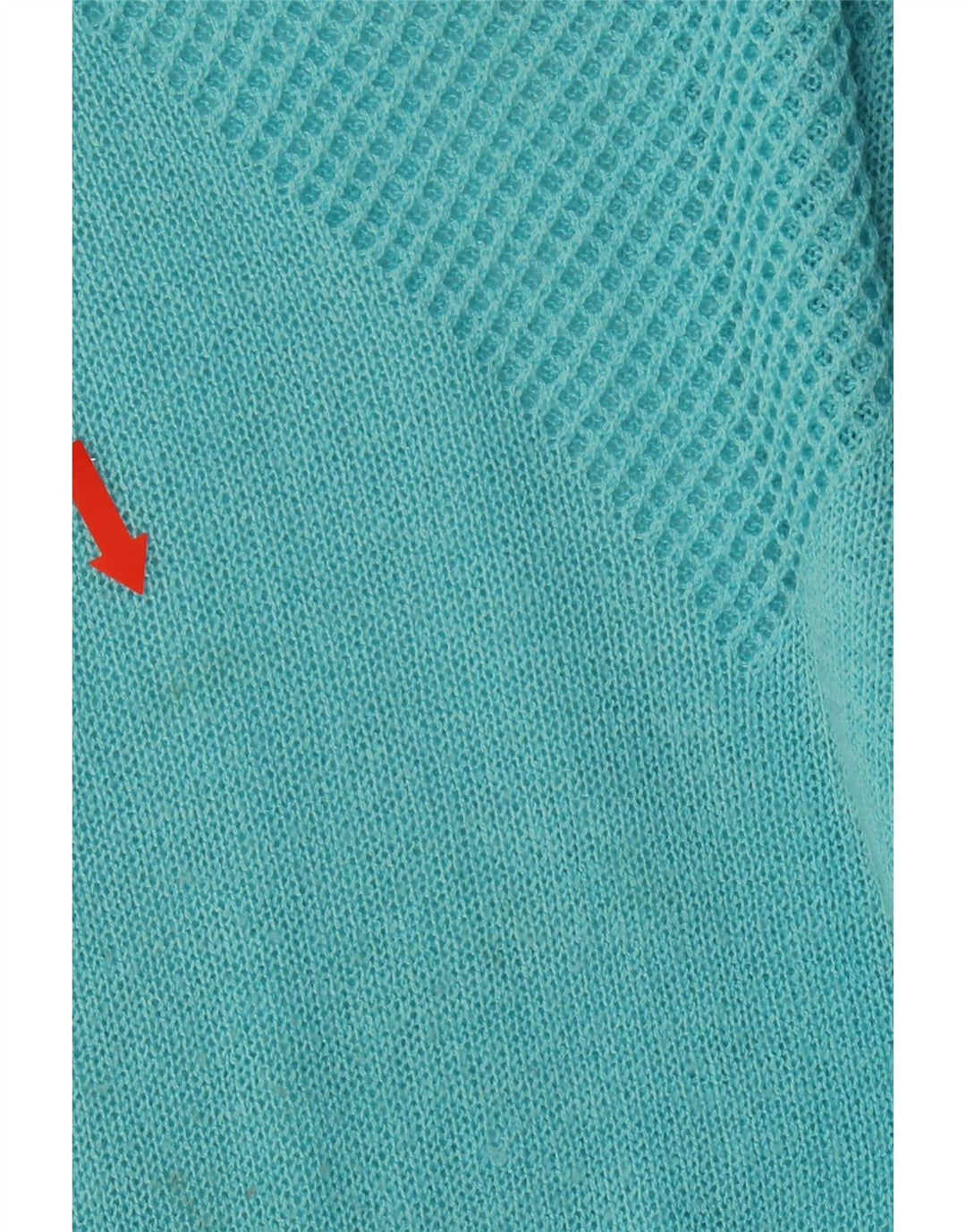 VINTAGE Womens Vest Tank Top UK 14 Large Turquoise Vintage Vintage and Second-Hand Vintage from Messina Hembry 