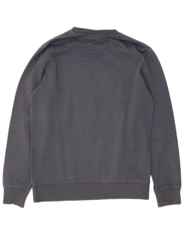 Jack & Jones Herren Grafik-Sweatshirt-Pullover Mittelgrau