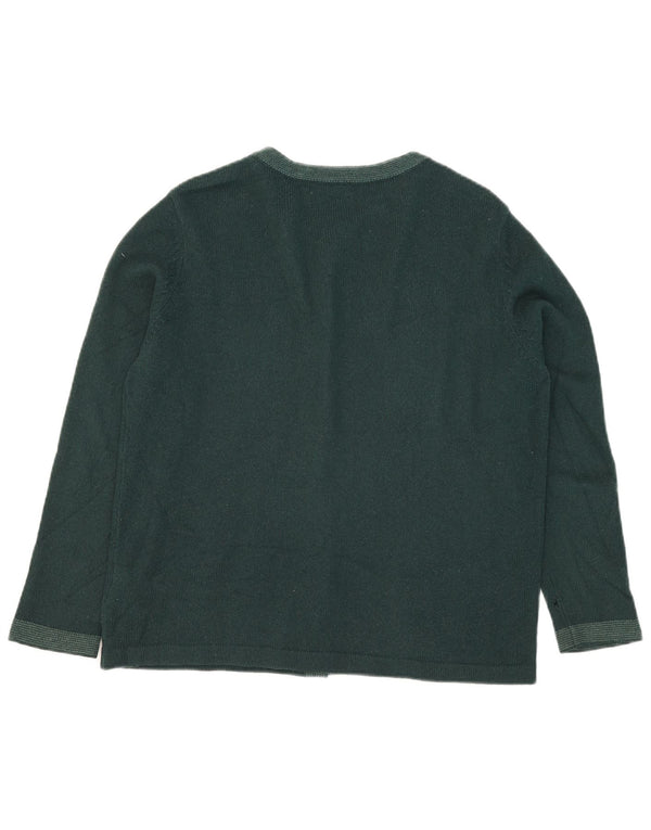 Marks & Spencer Damen-Cardigan-Pullover UK 16 Large Grün Acryl