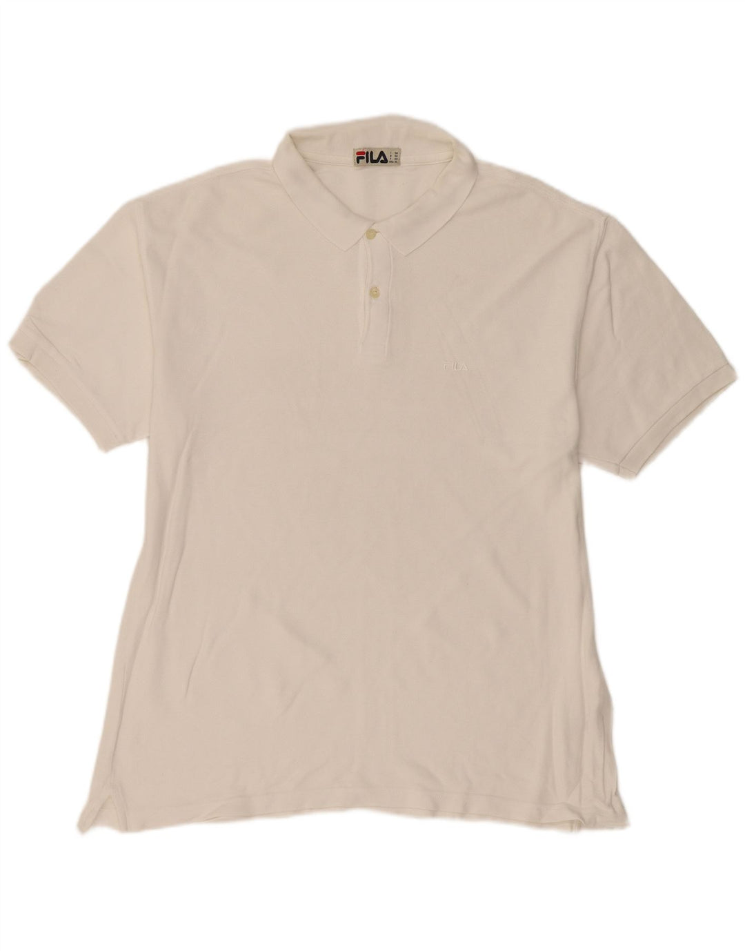 FILA Herren Poloshirt IT 56 2XL Weiß