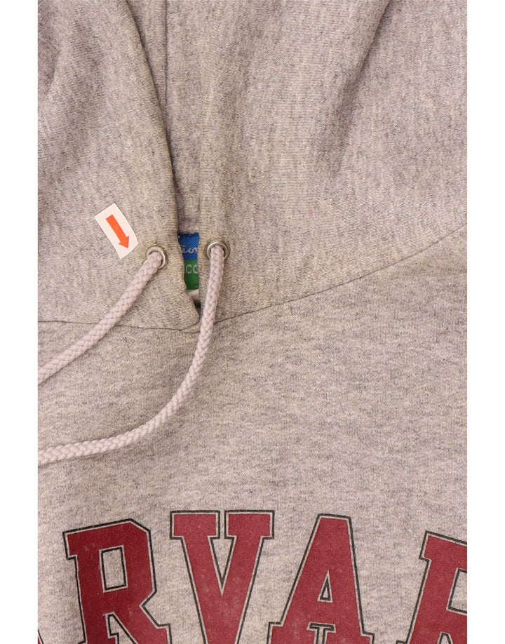 Champion Herren Harvard Graphic Regular Fit Kapuzenpullover Mittelgrau