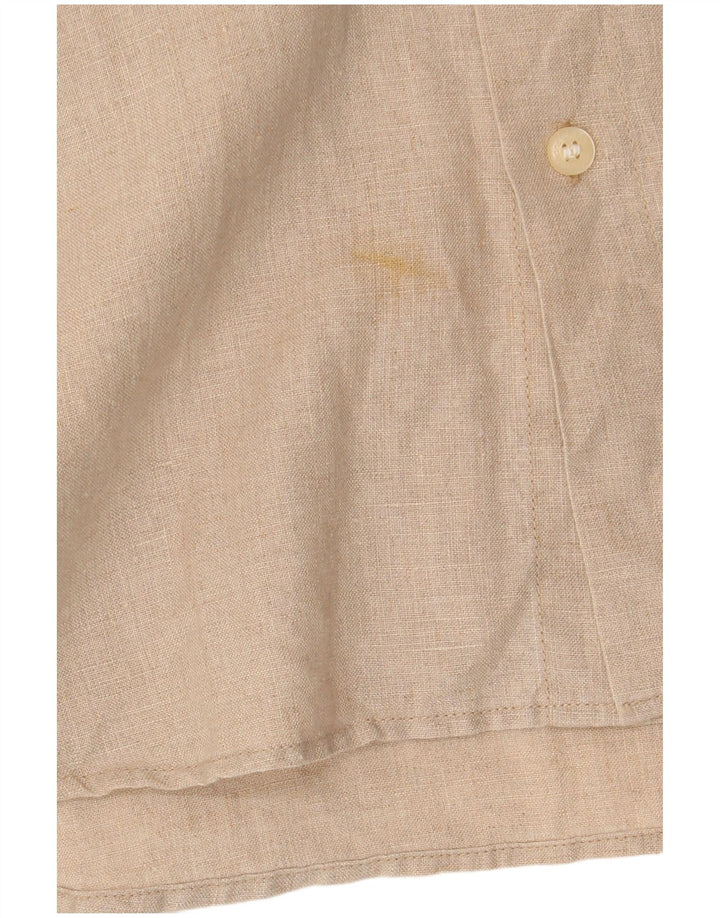 Calvin Klein Jeans Herrenhemd 2XL Beige Leinen