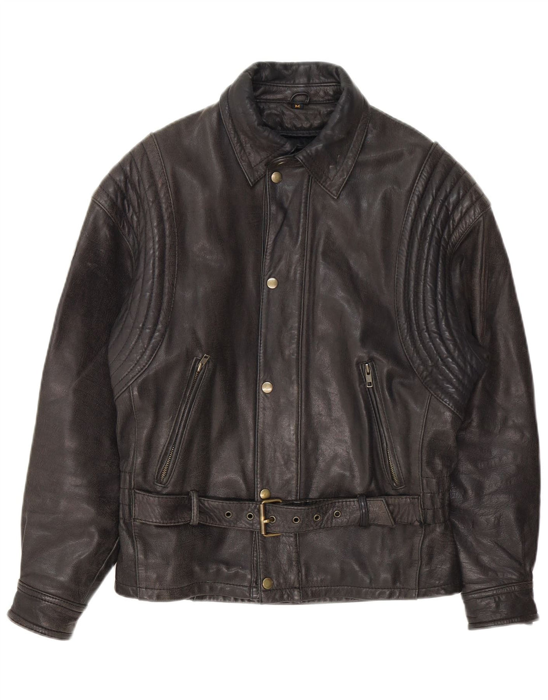 EUROX Herren Harley Davidson Moto Racer Jacke UK 38 Medium Schwarz