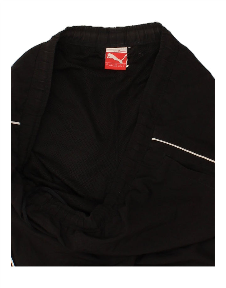 PUMA Mens Tracksuit Trousers Large Black Polyester Vintage Puma and Second-Hand Puma from Messina Hembry 