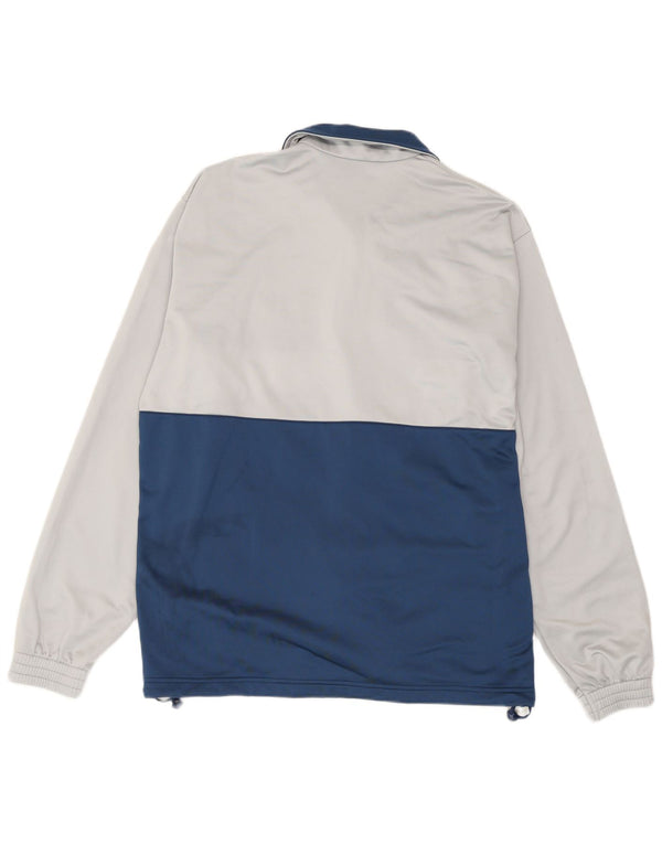 Diadora Herren-Trainingsanzug-Top-Jacke, UK 42, Größe L, Marineblau, Farbblock