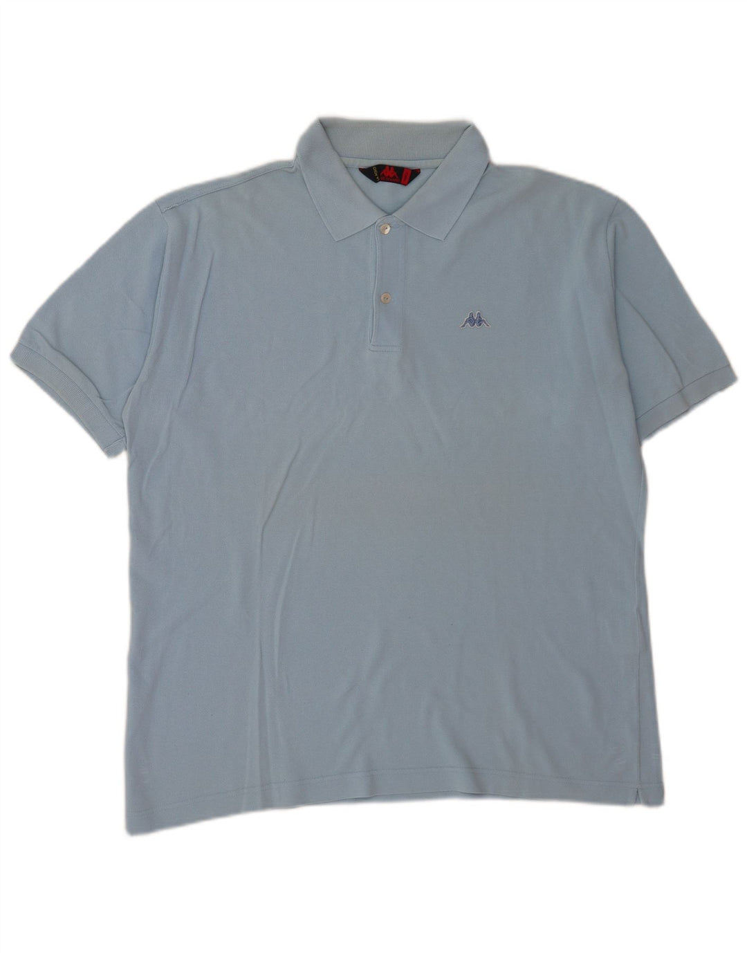Kappa Herren-Poloshirt, große blaue Baumwolle