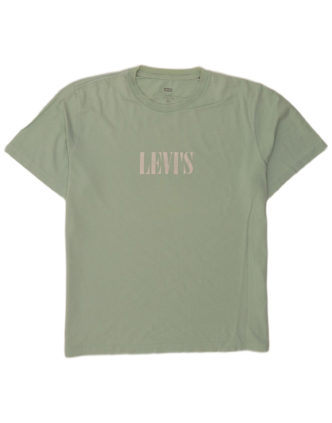 Levi's Herren Relaxed Fit Graphic T-Shirt-Oberteil aus mittelgrüner Baumwolle
