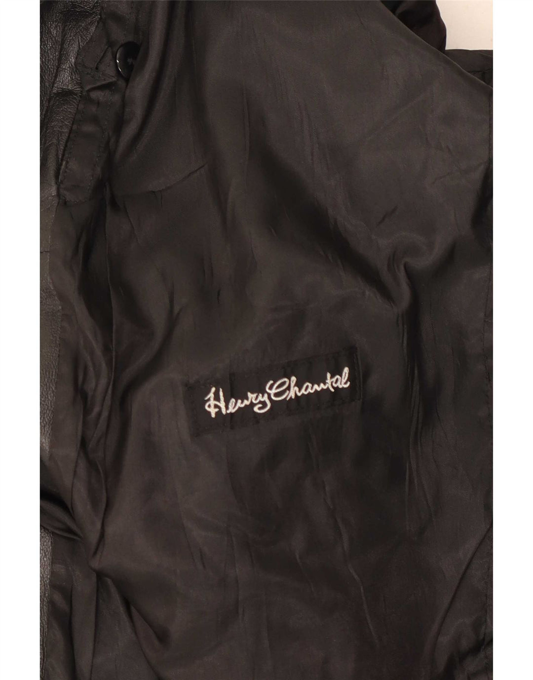 Vintage Herren Lederjacke UK 38 Medium Schwarz