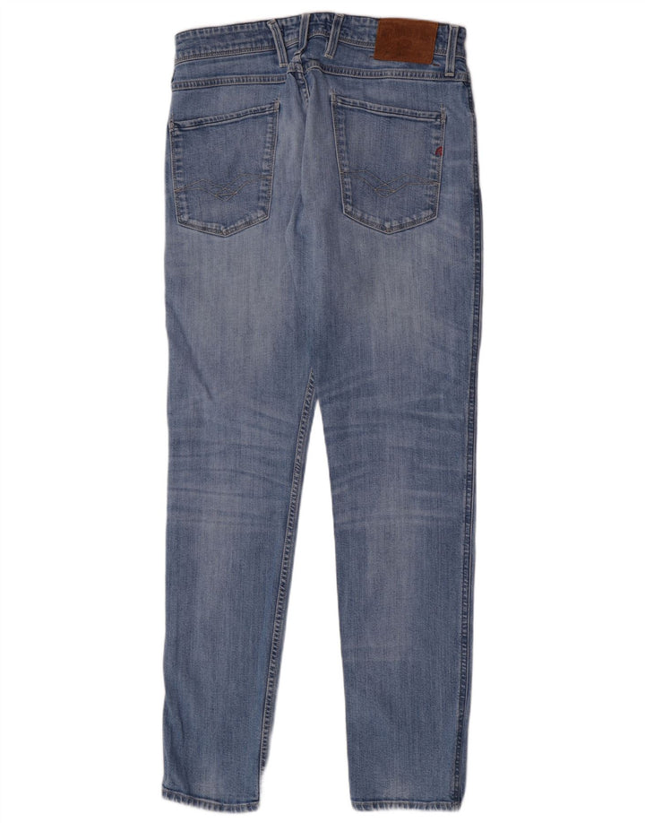 Replay Damen Anbass Slim Jeans W33 L31 Blau
