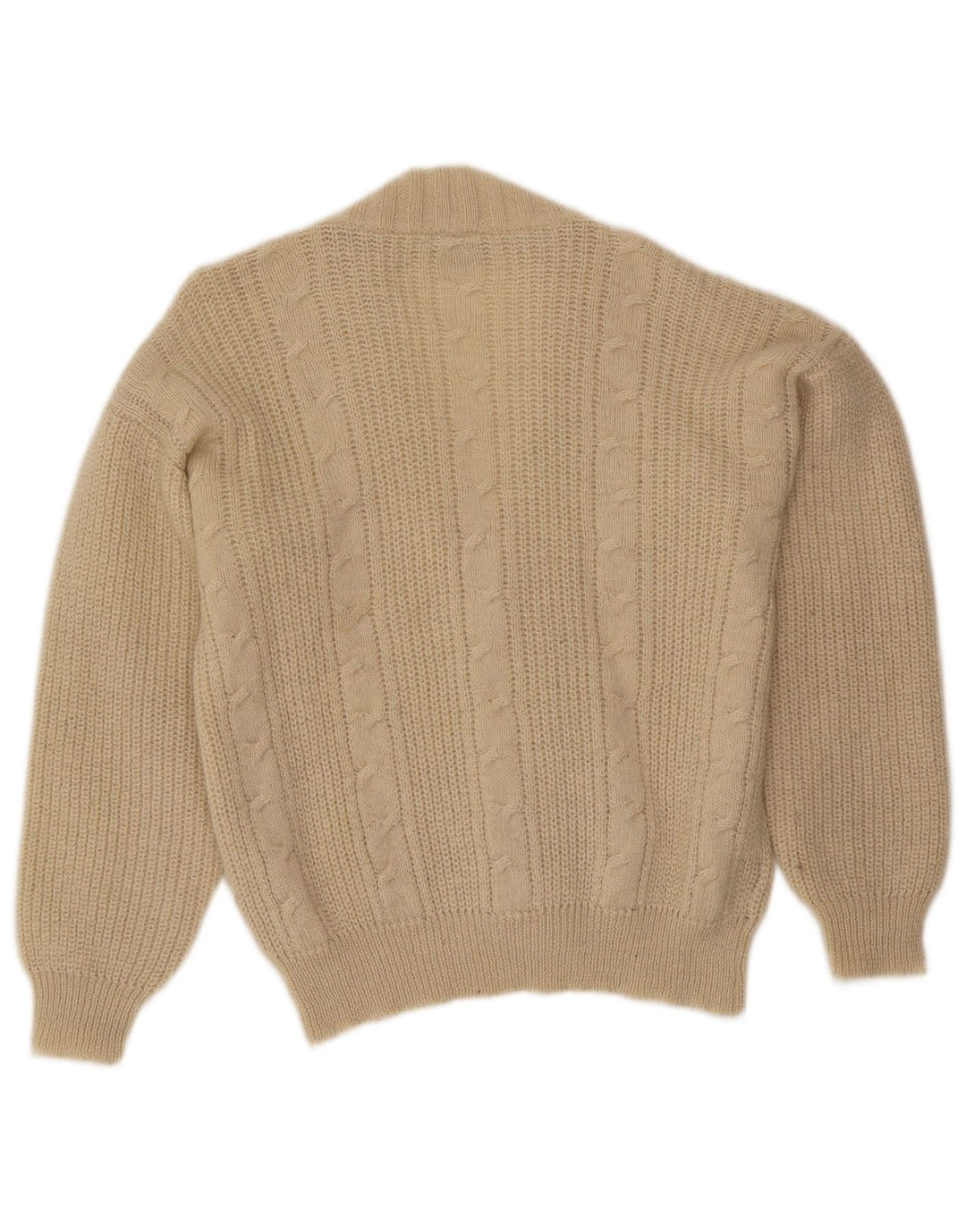 Belfe Herren-Cardigan-Pullover Medium Off White