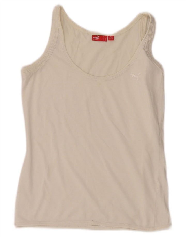 Puma Damen Weste Top UK 8 Small Off White
