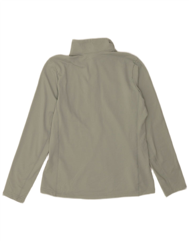 Helly Hansen Herren-Pullover-Trainingsanzugoberteil mit Reißverschluss, mittelgrün, Farbblock