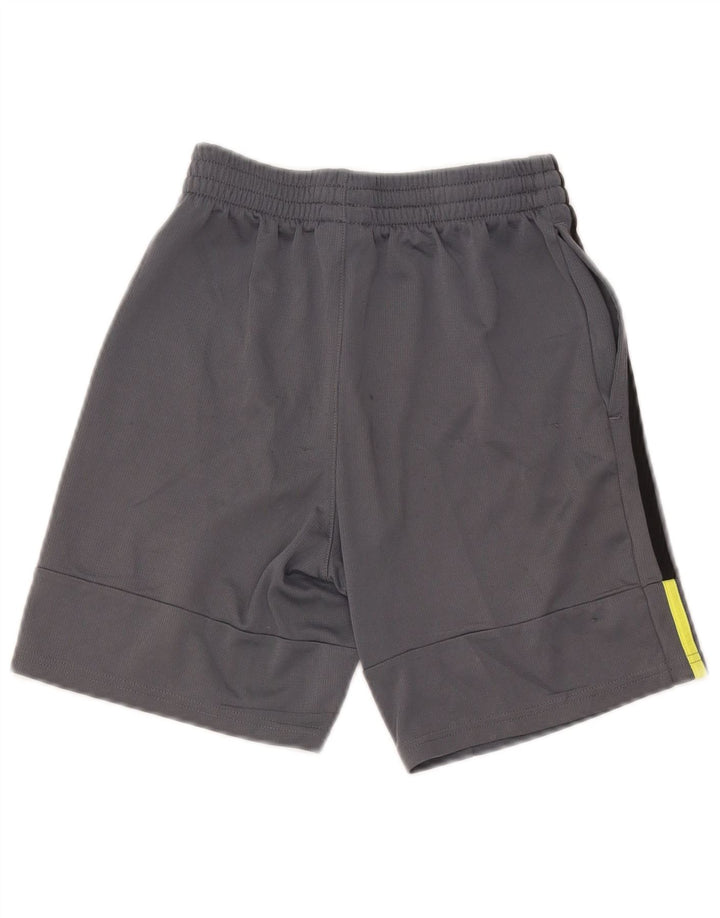 Adidas Sportshorts für Jungen, 10–11 Jahre, mittelgraues Polyester