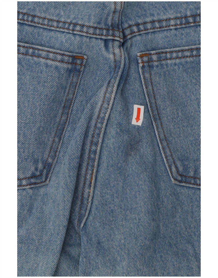 Vintage Damen High Waist Tapered Jeans W28 L30 Blaue Baumwolle