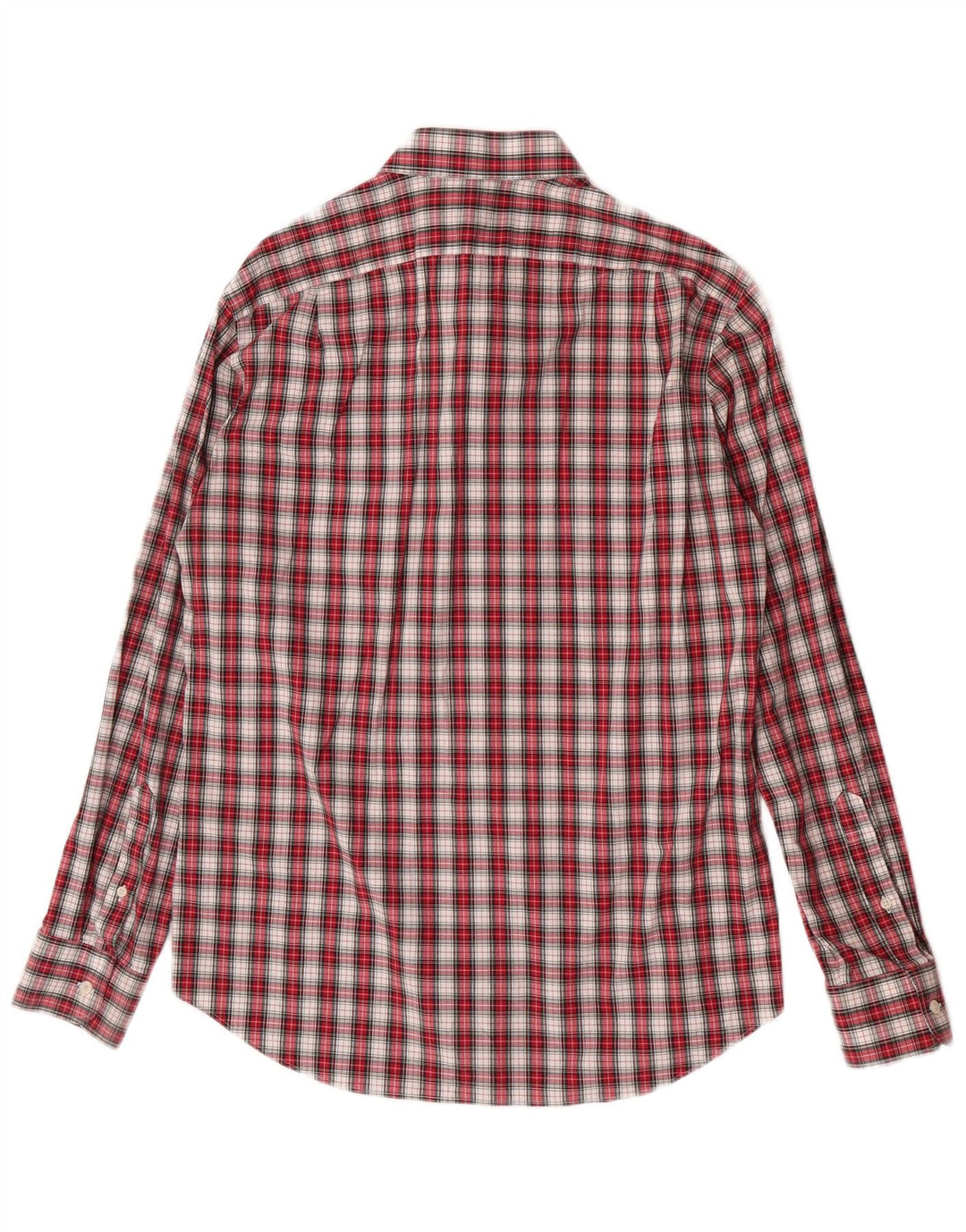 J. Crew Thompson-Flanellhemd für Herren, Größe 16 1/2, groß, rot kariert, Baumwolle