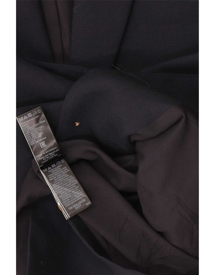 Marks & Spencer Damen-Blazer mit 1 Knopf, übergroß, Gr. 18, XL, Marineblau