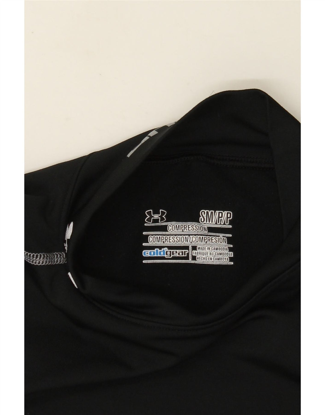 Under Armour Damen Kompressionsshirt mit Grafik, langärmlig, UK 8, Größe S, Schwarz