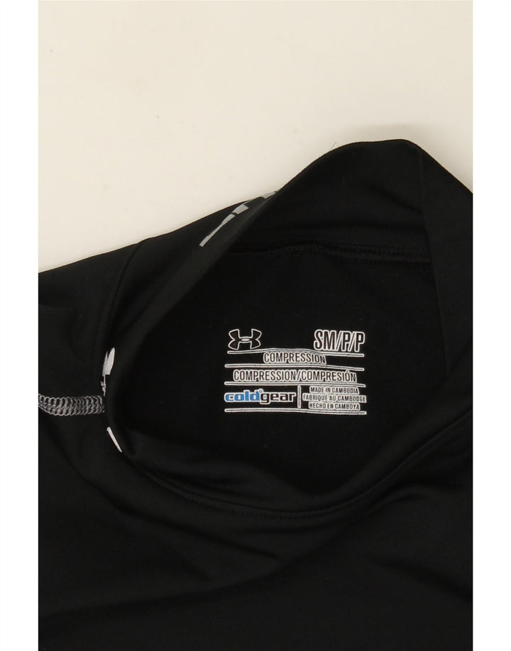 Under Armour Damen Kompressionsshirt mit Grafik, langärmlig, UK 8, Größe S, Schwarz